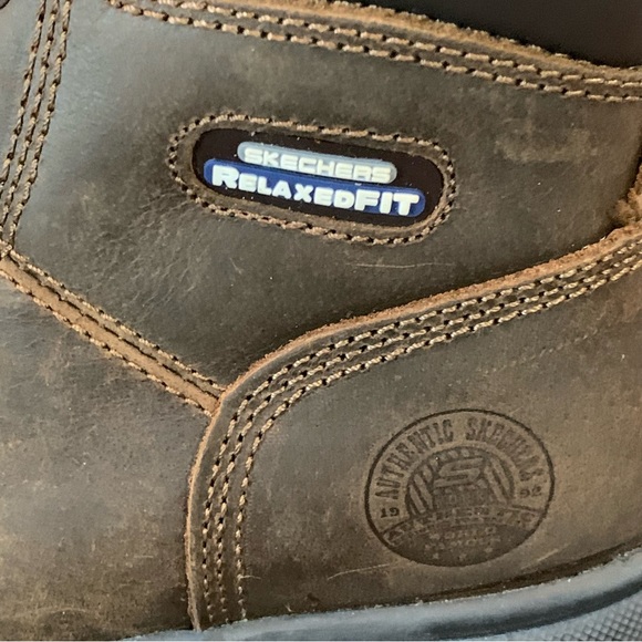 *NWOT* Skechers Steel Toe Workshire-Peril Leather Boots - Picture 13 of 13